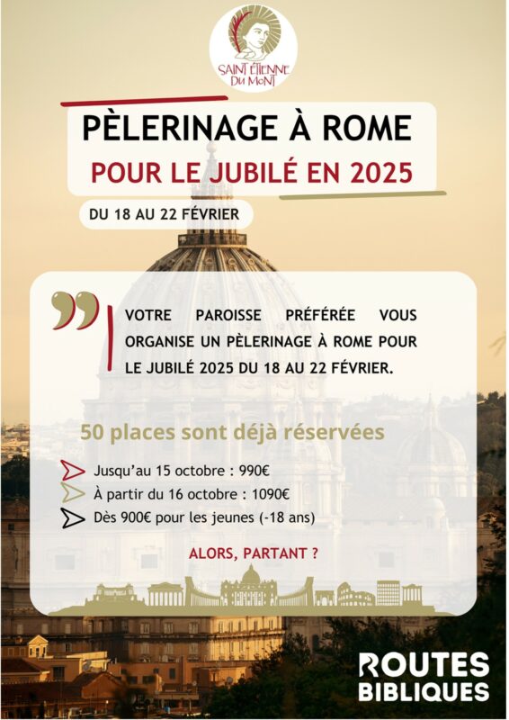 Pèlerinage à Rome Jubilé 2025