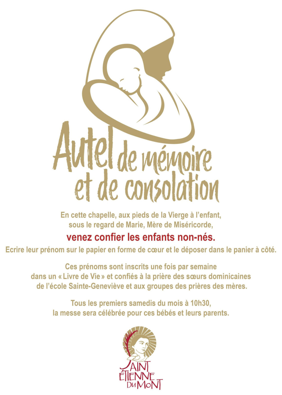 Autel de mémoire et de consolation