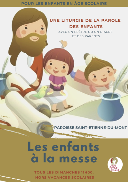 Les enfants à la messe