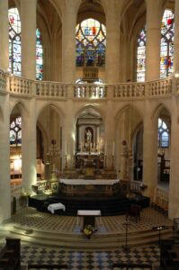 Le choeur gothique et le maître-autel - The gothic choir and the high altar