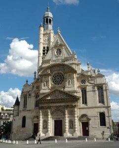 Façade église Saint-Etienne-du-Mont