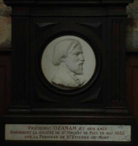 Medallion with effigy of Frédéric Ozanam